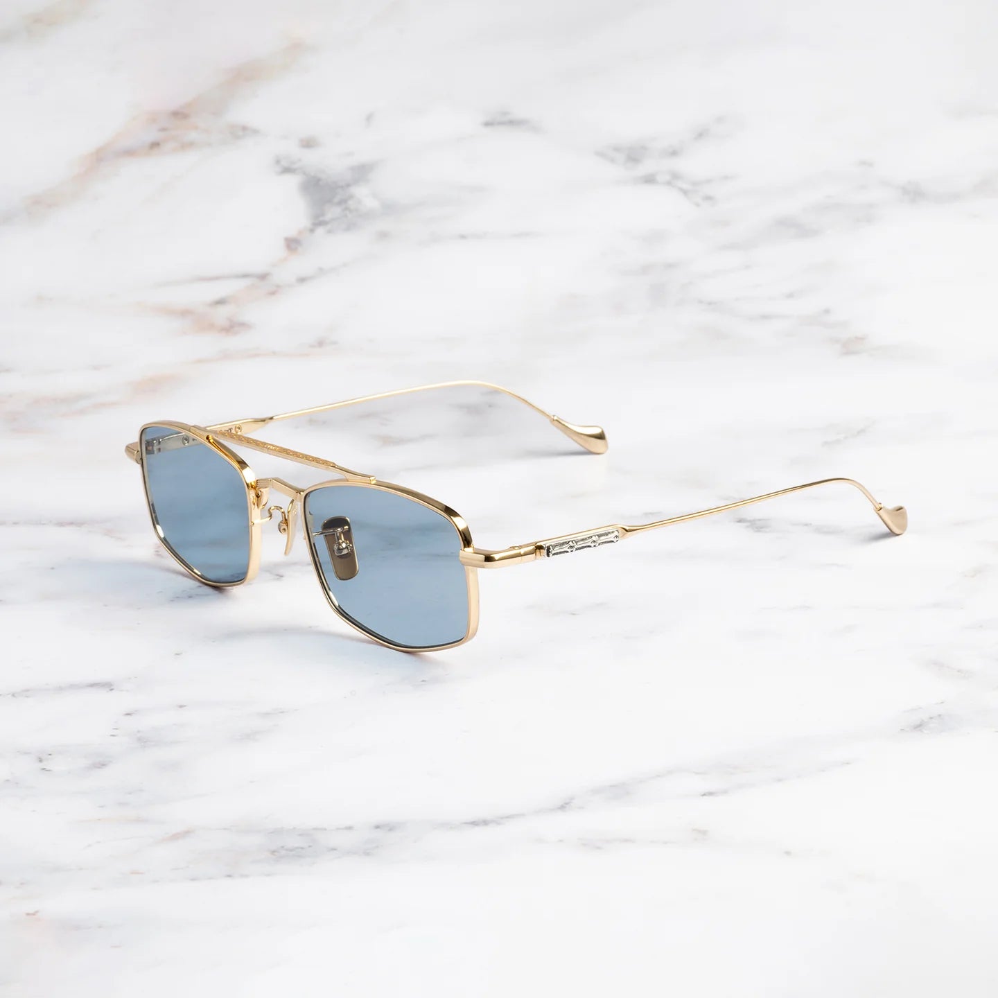 The Great Frog Bowie SUN Gold Blue Lens