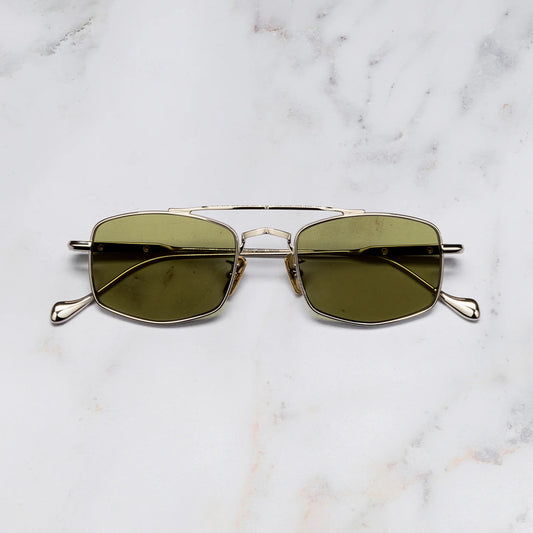 The Great Frog Bowie SUN Silver Green Lens