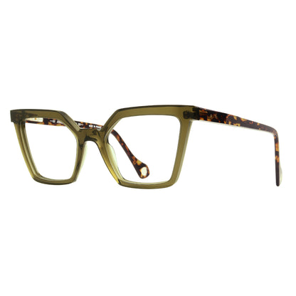 Anne Et Valentin Barceloneta Olive and Tiger Tortoiseshell Side 