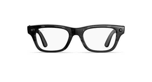 Ray-Ban META Blayzer Optics (Gen 2) Shiny Transparent Black Size 54 PRE-ORDER