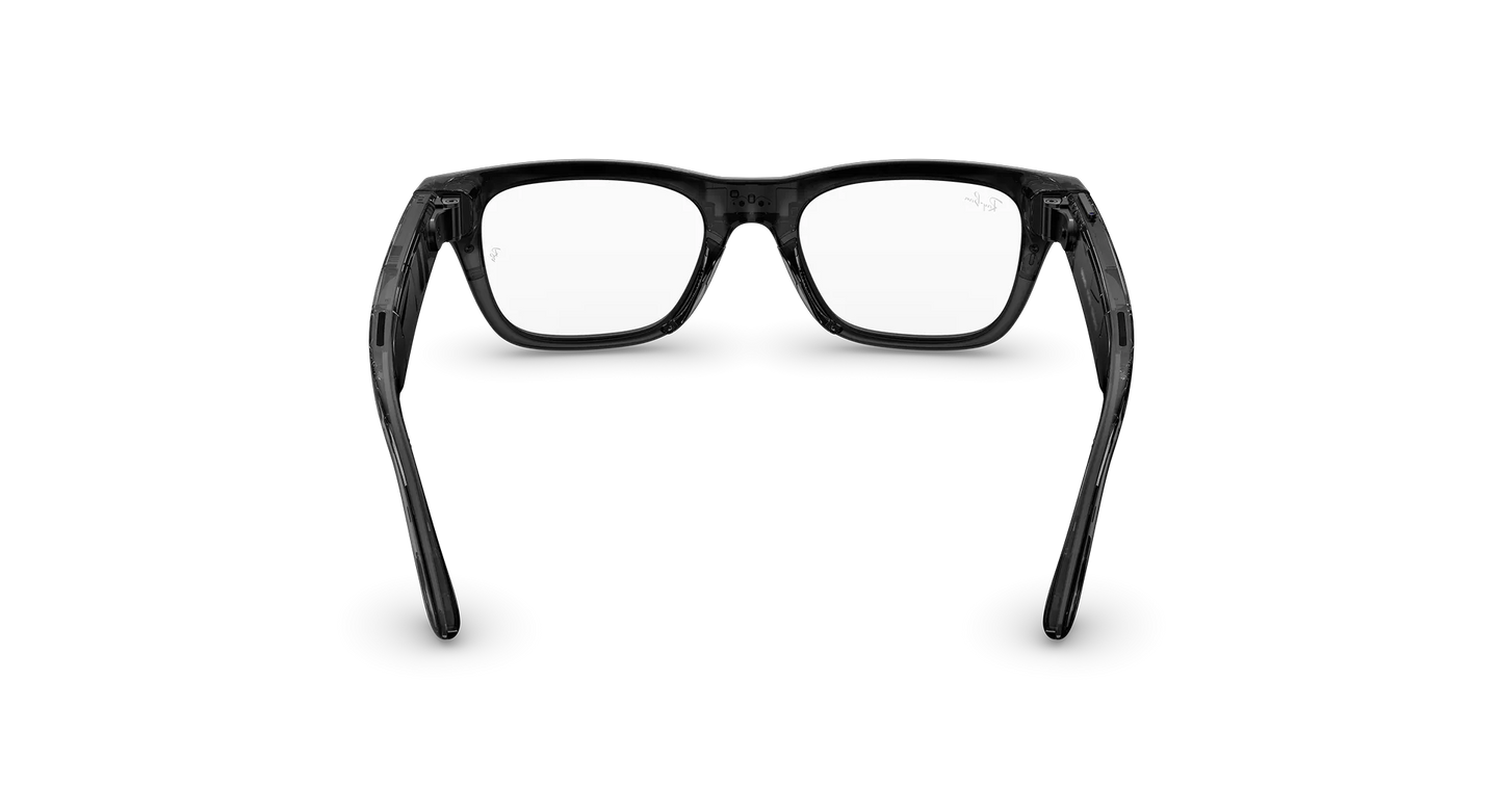 Ray-Ban META Blayzer Optics (Gen 2) Shiny Transparent Black Size 54 PRE-ORDER