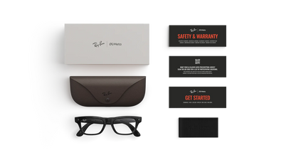 Ray-Ban META Blayzer Optics (Gen 2) Shiny Transparent Black Size 54 PRE-ORDER
