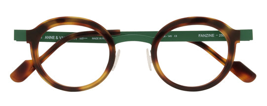 Anne Et Valentin Fanzine Forest Green and Tortoiseshell