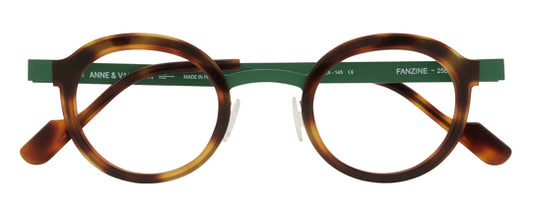 Anne Et Valentin Fanzine Forest Green and Tortoiseshell