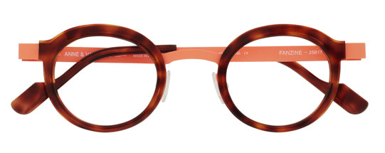 Anne Et Valentin Fanzine 25B17 in Peach and Tortoiseshell