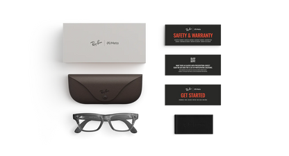 Ray-Ban META Blayzer Optics (Gen 2) Matte Transparent Ice Grey Size 50 PRE-ORDER