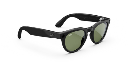 Ray-Ban META Headliner (Gen 2) Shiny Black G15 Lenses Low Bridge Fit