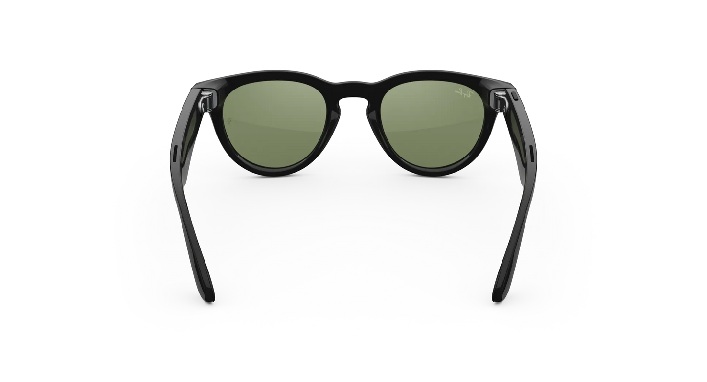 Ray-Ban META Headliner (Gen 2) Shiny Black G15 Lenses Low Bridge Fit
