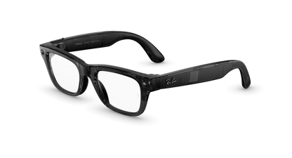 Ray-Ban META Blayzer Optics (Gen 2) Shiny Transparent Black Size 54 PRE-ORDER